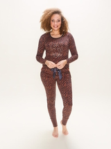 Charlie Choe Wild Nights terrakotta pyjamahose