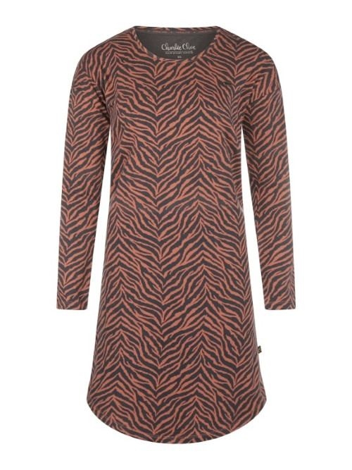 Charlie Choe Wild Nights terrakotta nachtkleid