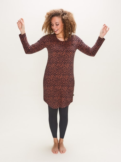 Charlie Choe Wild Nights terrakotta nachtkleid