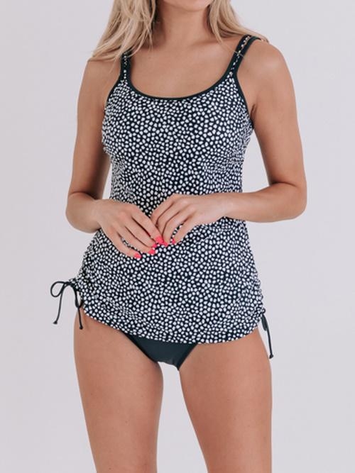 Bomain Ortac Plus navy-blau/weiß tankini set