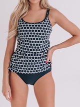 Bomain Dublin blau/weiß tankini set