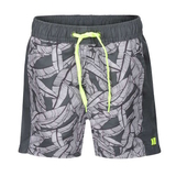  DJ DutchJeans Feder grün/print badehose