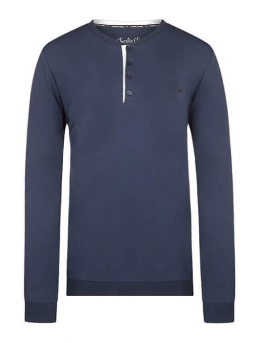 Charlie Choe UNI navy-blau pyjama-shirt