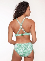 LingaDore Strand Getreidegras grün/weiß bikini slip