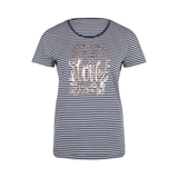 Charlie Choe In die Wildnis navy-blau/weiß schlafshirt