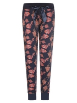 Charlie Choe Wilde Flora navy-blau/print pyjamahose