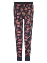 Charlie Choe Wilde Flora navy-blau/print pyjamahose