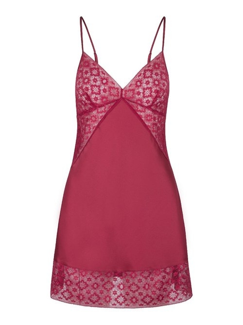 LingaDore Nacht Earth Red rot slipdress