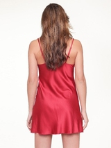 LingaDore Nacht Earth Red rot slipdress