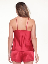 LingaDore Nacht Earth Red rot pyjama-hose