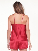 LingaDore Nacht Earth Red rot schlafshirt