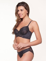 LingaDore Dark Snake navy-blau nicht geformter bh