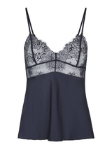 LingaDore Nacht Dark Snake navy-blau schlafshirt