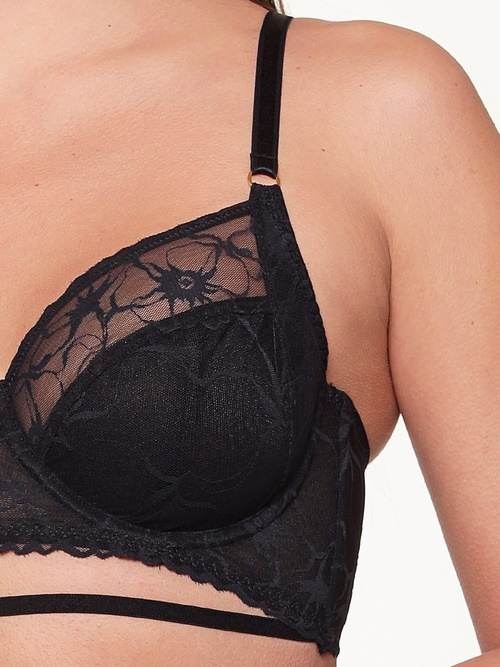 LingaDore Black Lace schwarz nicht geformter bh