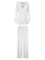 LingaDore Nacht Dusty Cedar cremefarbig pyjama