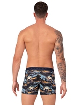 Muchachomalo Lion blau/print boxershort