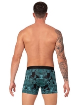 Muchachomalo Hahn grün/print boxershort