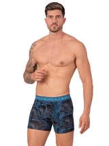 Muchachomalo Hirsche blau/print boxershort