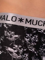 Muchachomalo Hirsche schwarz/print jungen boxershort