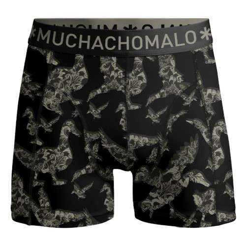 Muchachomalo Ente schwarz/print jungen boxershort