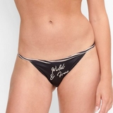 LingaDore Striped Zebra schwarz/print slip