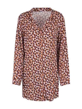 LingaDore Nacht Love braun/print nachtkleid