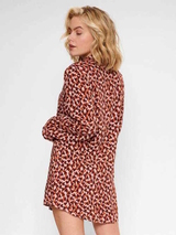 LingaDore Nacht Love braun/print nachtkleid