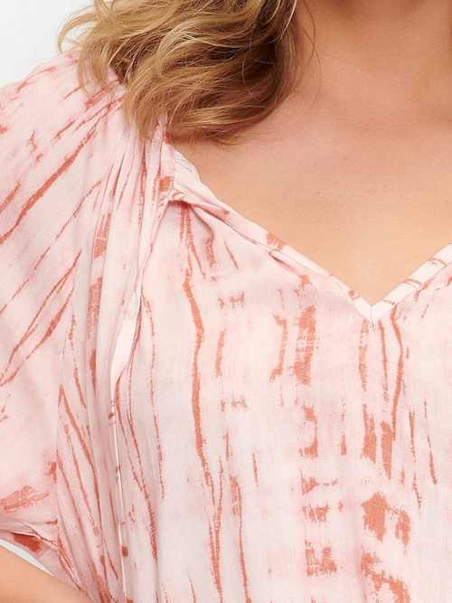 LingaDore Nacht Tie-Dye Hippie orange/print schlafshirt