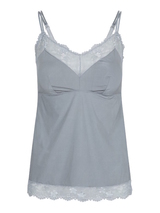 LingaDore Täglich Basic silber spaghetti top