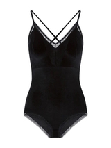 LingaDore Velvet schwarz korselett