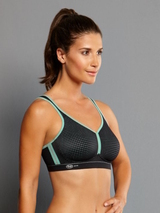 Anita Aktiv Leistung schwarz/blau sport bh