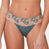 LingaDore  Turquoise & Sand türkis/print string