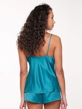 LingaDore Nacht Turquoise & Sand türkis/print pyjama-hose