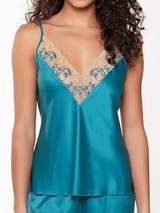 LingaDore Nacht Turquoise & Sand türkis schlafshirt