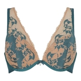 LingaDore  Turquoise & Sand türkis/print vorgeformter bh
