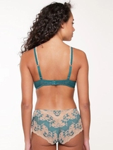 LingaDore  Turquoise & Sand türkis/print vorgeformter bh