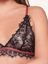 LingaDore LingaDore Love Black Ruby schwarz/rot ohne bügel bh
