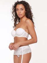 LingaDore Täglich Strapless elfenbein vorgeformter bh
