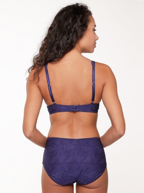 LingaDore Täglich Maxi Slip blau/print hoher slip