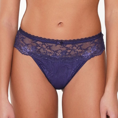 LingaDore Täglich Basic blau/print string