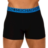 Muchachomalo Light Cotton Solid schwarz/blau boxershort