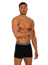 Muchachomalo Light Cotton Solid schwarz/weiß boxershort