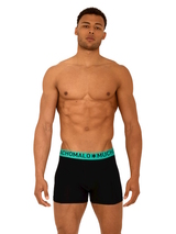 Muchachomalo Light Cotton Solid schwarz/grün boxershort