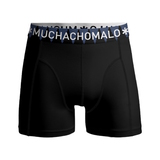 Muchachomalo Light Cotton Solid schwarz/blau boxershort