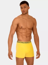 Muchachomalo Light Cotton Solid gelb boxershort
