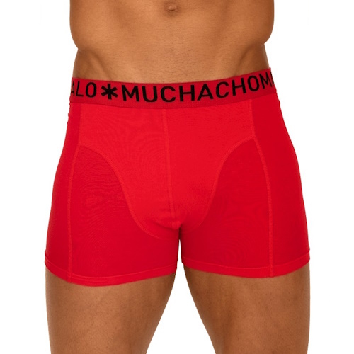 Muchachomalo Light Cotton Solid rot boxershort
