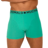 Muchachomalo Light Cotton Solid grün boxershort