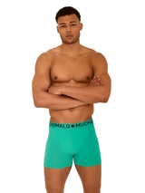 Muchachomalo Light Cotton Solid grün boxershort