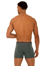 Muchachomalo Light Cotton Solid khaki boxershort