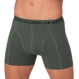 Muchachomalo Light Cotton Solid khaki boxershort